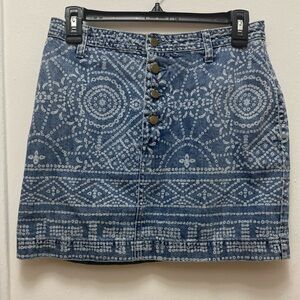 Free People Denim Skirt
